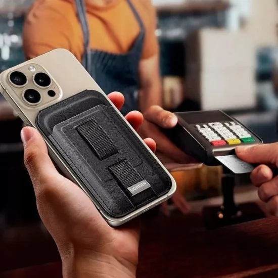 UGREEN Magnetic Wallet with Stand - Black